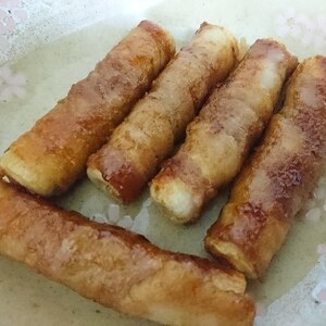 チーズちくわの肉巻き